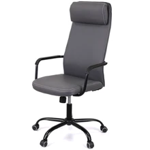 Кресло АКЛАС Бейкер HR KD TILT Серый (PU grey) (00146352): Тип для руководителей