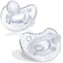 Пустышка Chicco Physioforma Crystal 6-16 месяцев 2 штуки (73087.31): Возраст старше 6 месяцев