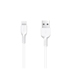 Кабель Hoco USB Cable to USB-C X13 Easy Charged 1m White: Тип USB Cable - USB-C
