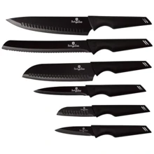 Набор кухонных ножей Berlinger Haus Black Silver Collection 7 предметов (BH 2689): Наименование Набор кухонных ножей 7 пр.