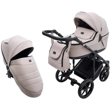 Коляска 2 в 1 Adamex Locco Eco SA-7 латте (681028): Тип коляски Универсальная коляска (2-в-1)