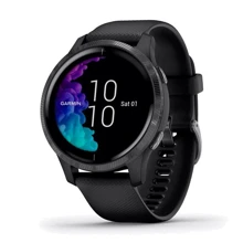 Смарт-часы Garmin Venu Slate Stainless Steel Bezel with Black Case and Silicone Band (010-02173-12): Производитель Garmin