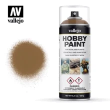 Краска-спрей Vallejo основа, Leather Brown 400 мл (VLJ28014): Производитель Vallejo