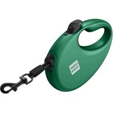Поводок-рулетка для собак WAUDOG R-leash с контейнером для пакетов L зеленый до 40 кг 5 м (262918): Тип шнура Лента
