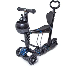 Самокат Scooter 5в1 с рисунком Черная Молния (89861739): Количество колес 3