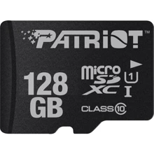 Карта памяти Patriot 128GB microSDXC Class10 UHS-I LX V10 (PSF128GMDC10): Тип карты MicroSDXC