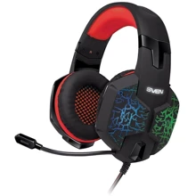 Наушники SVEN AP-U988MV Black/Red: Тип конструкции полноразмерные
