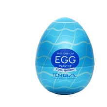 Мастурбатор-яйцо Tenga Egg Wavy II Cool с двойным волнистым рельефом и охлаждающим эффектом: Для кого Для мужчин