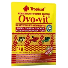 Хлопья с высоким содержанием яичного желтка для всех видов рыб Tropical Ovo-vit 12 г (5900469744314): Вид корма Хлопья