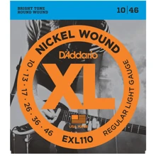 Струна для гитар Струны D`ADDARIO EXL110 XL REGULAR LIGHT (10-46): Тип Комплект струн