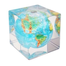 Гиро-глобус Solar Globe Mova Физическая карта Мира куб 13 см (MC-5-RBE): Производитель Solar Globe