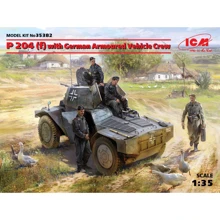 Французская бронированная разведывательная машина P 204 (f) с немецким экипажем P 204 (f) with German armored vehicle crew (ICM35382): Производитель ICM