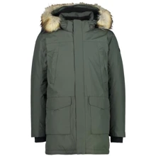 Парка CMP Man Parka Fix Hood (31K2997-F959) 48 зелена зима з капюшоном зі штучним хутром: Вид Парки