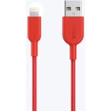 Кабель ANKER USB Cable to Lightning Powerline II V3 90cm Red (A8432H91): Тип USB Cable - Lightning