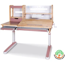 Детский стол Mealux Oxford Wood PN с полкой (арт. BD-920 Wood PN с полкой): Тип Парта