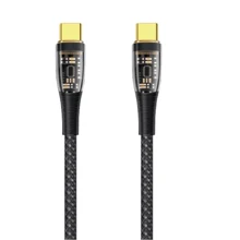 Кабель WIWU Data Cable Series USB-C to USB-C 100W 2m Black(TM02): Тип USB-C - USB-C
