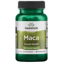 Swanson Maca, Sexual Health, 500 mg, 60 Capsules (SWA-08011): Форма випуску капсули