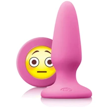 NS Novelties Mojis Plug #OMG Medium - середня анальна пробка, 8x3.7 см, рожевий: Для кого унісекс