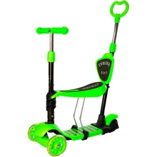 Самокат 5в1 iTrike Maxi (JR 3-026-G green): Количество колес 3