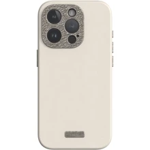 Чехол для iPhone Moshi Napa Slim Hardshell Case Eggnog White (99MO231111) for iPhone 15 Pro: Цвет белый