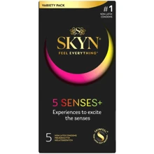 Набір презервативів SKYN 5 Senses+ 5 шт: Тип Без латексу