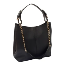 Жіноча сумка тоут Monsen чорна (10887-black): Стать жіночий
