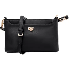 Женская сумка через плечо Amelie Galanti черная (A991511-black): Пол Женский