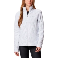 Толстовка Columbia Fast Trek™ Printed Jkt 1622211-103 44 белая на молнии: Сезон Демисезон