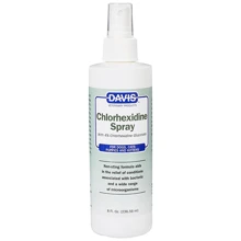 Спрей с 4% хлоргексидином Davis Chlorhexidine Spray для собак и котов с заболеваниями кожи и шерсти 237 мл (53961): Тип средства Спреи
