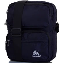 Мужская сумка через плечо Onepolar темно-синяя (W5630-navy): Пол Мужской