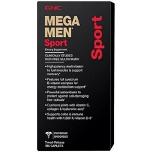 GNC Mega Men Sport 180 caps: Форма выпуска Капсулы
