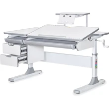Детский стол Mealux Hamilton Multicolor G с полкой S-50 (BD-680 W/G MC + S50 WG): Тип Парта