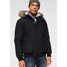 Куртка Jack & Jones 19846117 54 черная демисезон с капюшоном: Вид Куртки