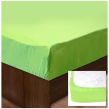 Простынь на резинке SoundSleep Ran-128Green зеленая 140х200см (91869316): Тип простынь