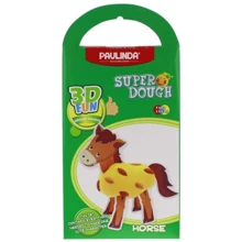 Масса для лепки Paulinda Super Dough 3D FUN Конь: Производитель PAULINDA