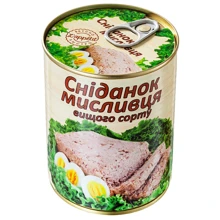 Консервы L'appetit Завтрак охотника 340 г (4820177070202): Вес нетто 340 г