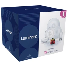 Столовий сервіз Сервіз Luminarc Луїза 20 + 6 предметів (P6589 / 1): Кількість персон 6