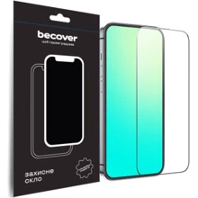 Защитное стекло для iPhone BeCover Tempered Glass Black for iPhone 15 Plus (709788): Тип защиты экрана на экран