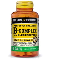 Mason Natural B-Complex With Electrolytes B-комплекс с электролитами 60 таблеток: Тип Витамин B