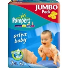 PAMPERS Act. baby Midi (4-9 кг) Джамбо 82 шт.: undefined undefined