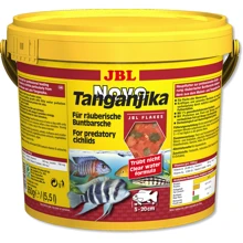 Корм JBL NovoTanganjika для хищных цихлид 5.5 л (3002200): Вид корма Хлопья