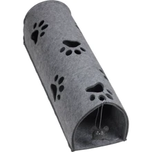 Будиночок-тунель для кішки Red Point "Kitty Tunnel" з мишкою сірий 850х280х280 мм (ТН.01.В.11.00.216): undefined undefined