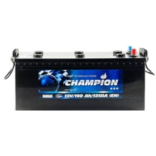 Champion 6СТ-190 АзЕ Euro Black (CHB190-3): Ємність, Ач 190