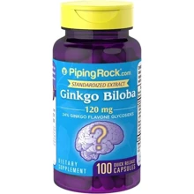 Piping Rock Ginkgo Biloba Extract 120 mg Full Spectrum Nutrition 100 Capsules Экстракт гинко билоба: Форма выпуска Капсулы