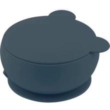 Глибока тарілка MinikOiOi силіконова Bowl Deep Blue (101080010): Матеріал силикон