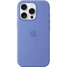 Чехол для iPhone Apple iPhone 16 Pro Silicone Case with MagSafe - Periwinkle (MDG14ZM/A): Цвет голубой