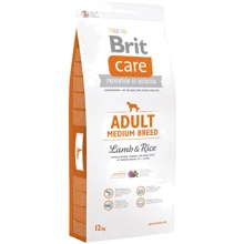 Сухой корм для взрослых собак средних пород Brit Care Adult Medium Breed Lamb & Rice 12 кг (8595602509928): Тип Сухой корм
