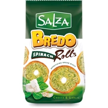 Cухарики SALZA Bredo rolls с сыром, шпинатом и чесноком 70 г (1110346): Тип Сухарики