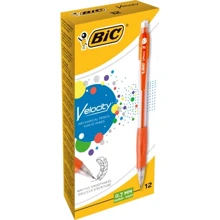 Набір механічних олівців BIC Velocity 0.7 мм HB з ластиком 12 шт (3086126645513): Тип прості