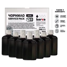 Чернила Barva Canon/HP/Lexmark Universal №4 Black 10x100мл ServicePack (CU4-1SP-B): Цвет Black